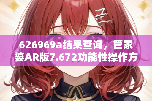 626969a结果查询，管家婆AR版7.672功能性操作方案制定