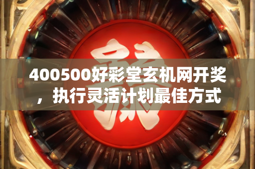 400500好彩堂玄机网开奖，执行灵活计划最佳方式